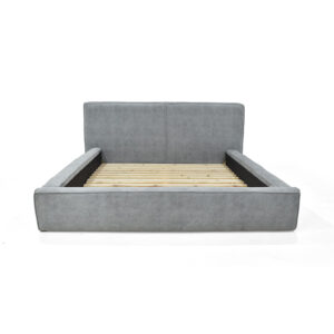 Cama Queen Lennon Tela Gris